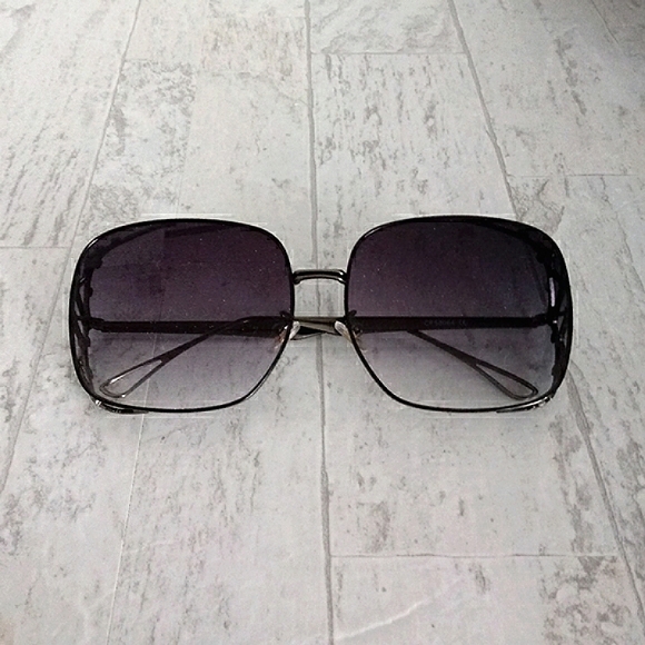 New Women's Polarized Luxury Square Oversized Sunglasses - Picture 7 of 8